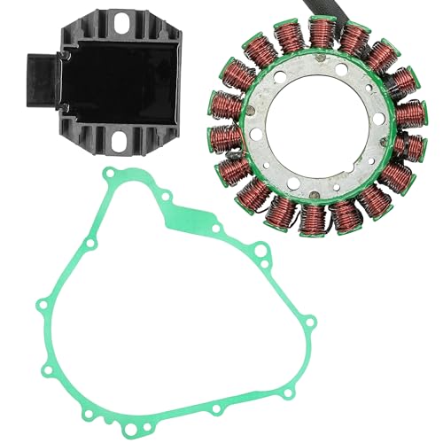 Caltric Stator and Regulator Rectifier with Gasket Compatible With Yamaha Kodiak 400 Yfm400 Yfm-400 2000-2006