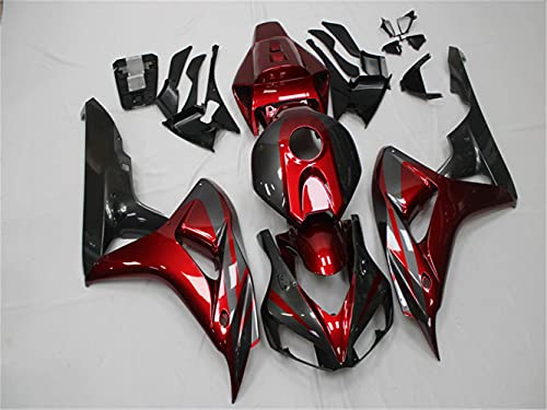 Red Gray Fairing Fit for Honda 2006 2007 CBR1000RR Injection ABS Plastics Bodywork Body Kit Bodyframe Body Work 06 07 CBR 1000RR A136 - color: 29 Red Gray