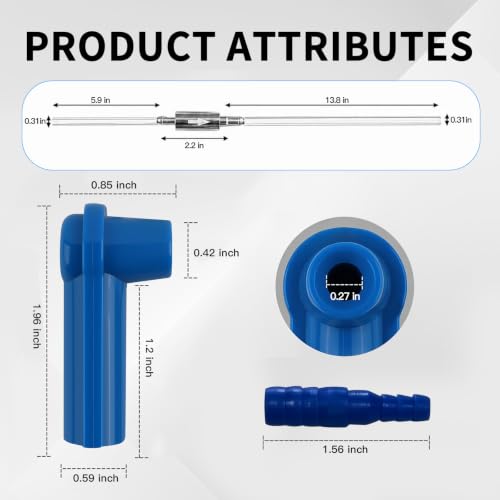 Brake Bleeder Kit, Aluminum One-Way Valve for Motorcycle (2)