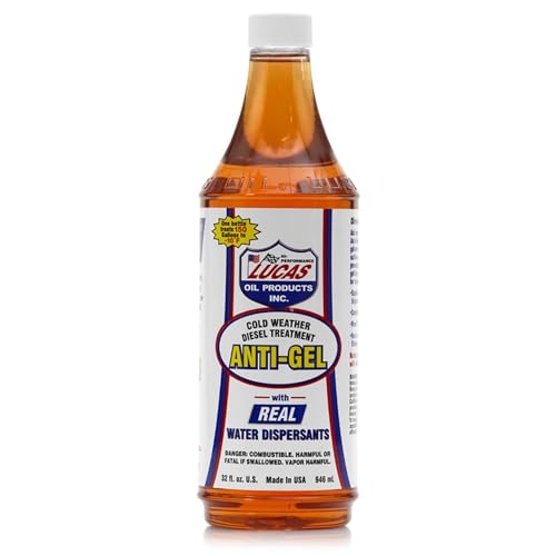 Lucas Oil 10865 Anti-Gel Cold Weather Diesel Treatment - 1 Quart - size: Pack of 1, style: 1 Quart