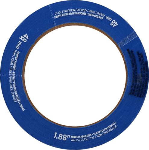 ScotchBlue Original Multi-Surface Painters Tape, 2 Inch Wide (1.88 in. x 60 Yds), 1 Roll Blue Paint Tape Protects Surfaces & Removes Easily, Masking Tape for Indoor and Outdoor Use (2090-48NC) - style: 1 roll