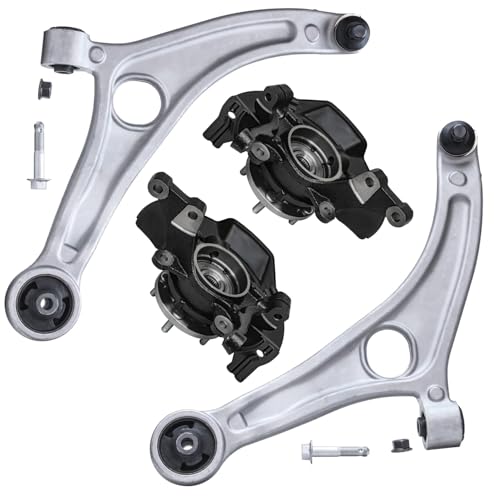 Detroit Axle - Front Steering Knuckles & Wheel Hub Bearings Lower Control - size: 4CU47832/4PC