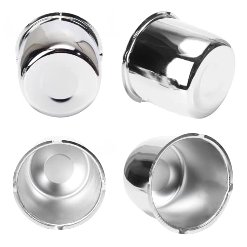 4.25inch Trailer Wheel Center Caps Fit 4.25" Center Bore Truck Trailer RV SUV Wheels Rims, Carbon Steel Chrome Silver 4 Pack Hub Covers, Height 3.72 in - color: Chrome Silver, size: 4.25in Hub Hole, 3.72in Tall