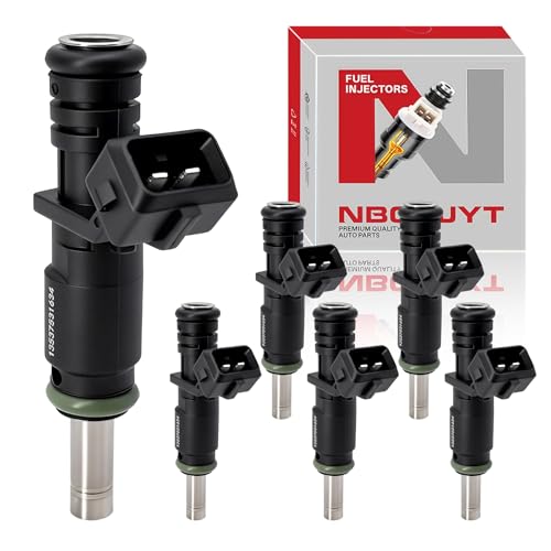 Set of 6 13537531634 Fuel Injectors Compatible with BMW 3.0L Engine - size: 13537531634