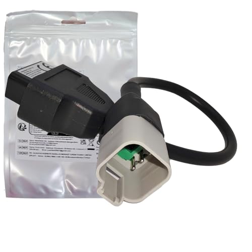 6 Pin to 16 Pin OBD2 Adapter Cable for BRP & CAN-AM, Motorcycle Diagnostic Tool Connector Fits for CAN-AM Spyder, ATV, UTV and BRP Moto Bike