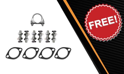 Northeastern Exhaust Flex Y-Pipe Resonator Kit Compatible for 2003-2008 INFINITI FX35 3.5L and 2007 INFINITI G35 3.5L, Includes Clamp, Gaskets, Bolt Kit, Direct-Fit Replacement