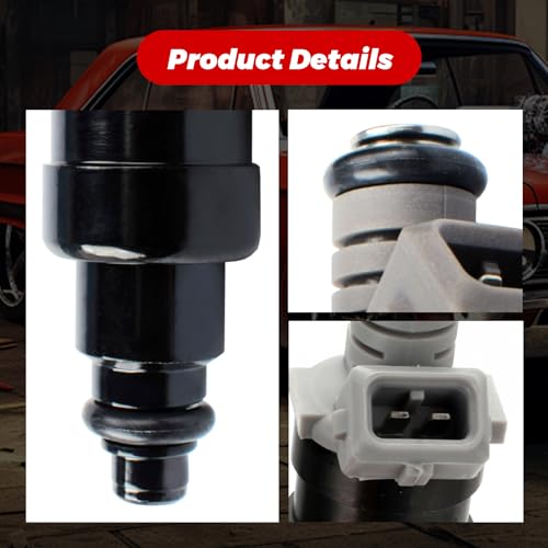 4-Pack Fuel Injectors Set | Compatible with Dodge Dakota 1996-2002 Jeep Cherokee 1996-2000 TJ Wrangler 1997-2002 2.5L L4| Replaces FJ682 RL030778AB 53030778AB - size: 4 X RL030778AB