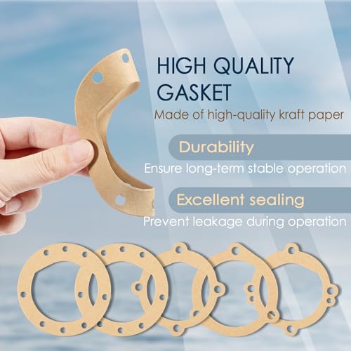 12 Blade Water Pump Impeller Kit Replacement for Sherwood 09959K, Replace for 09959, 10685, 10687, 11422, 12246, and 18656