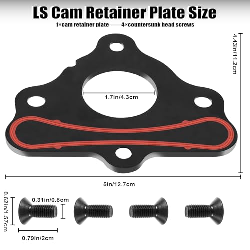 Olaismln LS Cam Retainer Plate Kit - Compatible Gen III-V GM LS/LT
