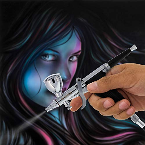 Master Airbrush G79 Precision Fixed Dual-Action Trigger Style Airbrush