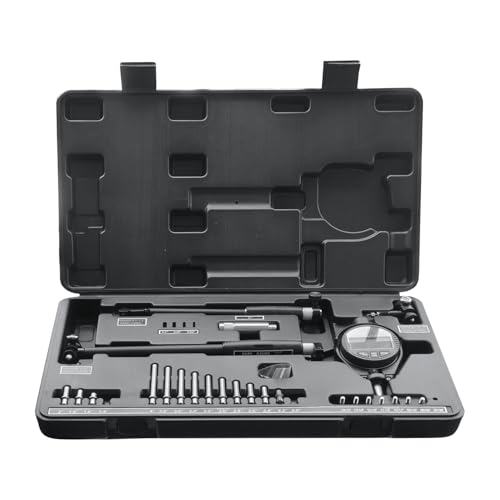 HDLNKAK Digital Dial Indicator Bore Gauge Set (0.7"-6"/0.0005") - Black - color: Black