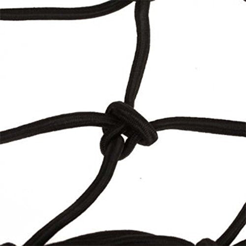 Heavy Duty Cargo Net for Pickup Truck Bed - Stretches from 1' x 1' to 3' x 3' - 12 Metal Carabiners - Compatible with Ford, Dodge RAM, Chevy, Toyota 3 Size