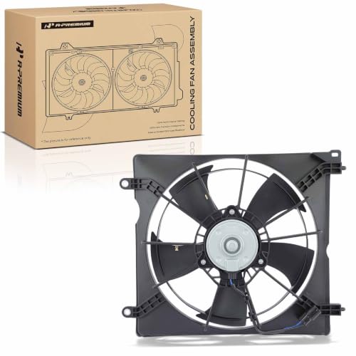 A-Premium Left Engine Radiator Cooling Fan Assembly