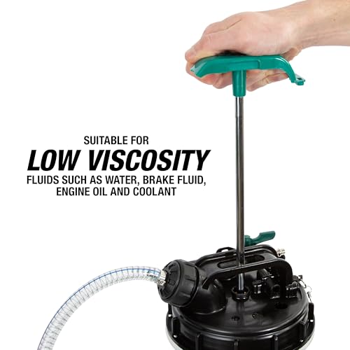 OEMTOOLS 24397 Manual Fluid Extractor Pump, 9.5L Oil Extractor Pump - size: 9.5 Liter