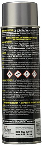 POR-15 Self Etch Primer Spray, Adheres to Metal and Painted Surfaces, Gray, 15 Fluid Ounces