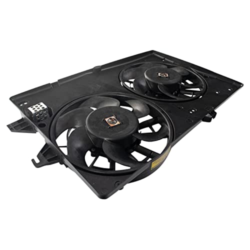 TRQ Radiator Dual Cooling Fan Assembly - style: RFA80472