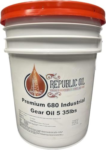 Republic Oil Premium Extreme Pressure 680 Industrial Gear Oil 35lb Pail