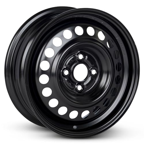 For 2010-2014 Honda Fit 15 Inch Painted Black Rim - OE Direct Replacement - Road Ready Car Wheel