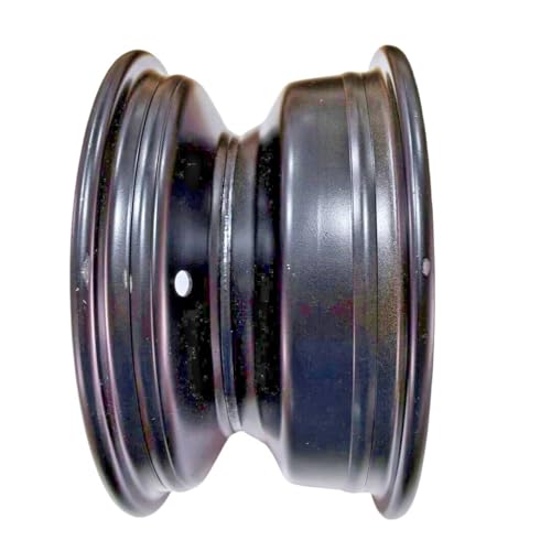 4 Bolt 10"X4.75" FRONT Wheel Rim for 150cc Taotao ATA150D 150GK ATVs and Go-Karts, 10mm Bolt Holes, Black
