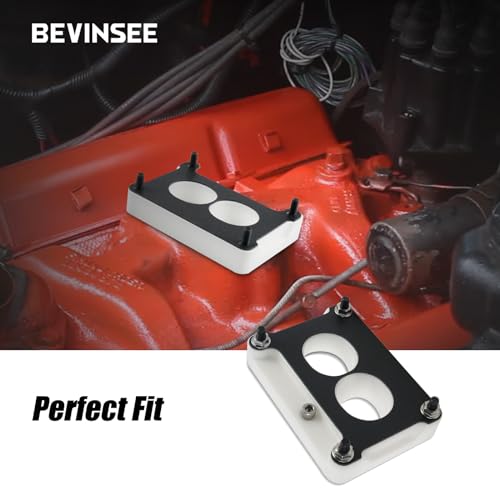Bevinsee Intake Manifold Adapter 1.75 TBI Throttle Body TBI to Carb Adapter