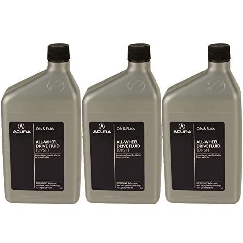 Genuine OEM Differential Oil AWD Type-II 3 Quarts DPSF (3x1 Qt) for Acura MDX RDX TL TLX Honda CR-V Pilot HR-V Ridgeline