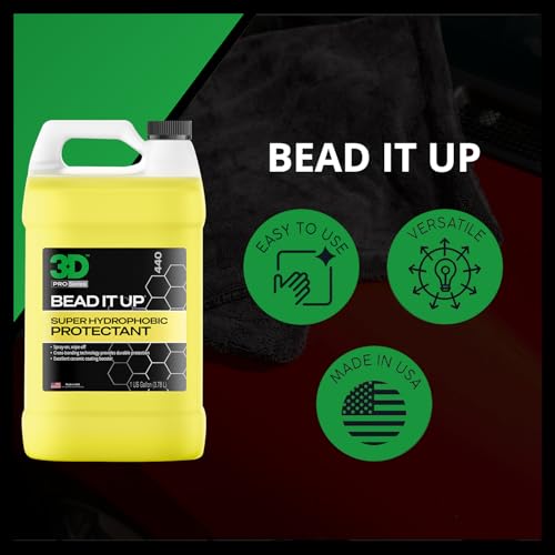 3D Bead It Up Ceramic Coating Booster Spray - Super Hydrophobic Bead Maker - Polymer Paint Protectant & Sealant 1 Gallon - size: Gallon