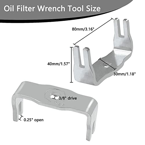 Oil Filter Wrench Removal Tool Compatible with Toyota