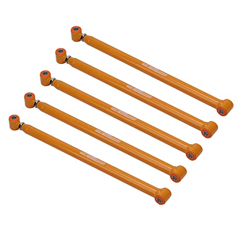 maXpeedingrods Parallel 4 Link Kit W/Panhard Bar, Universal Suspension Links For Trucks Classic Cars Rat Rods Hot Rods, Golden Yellow - color: Golden Yellow