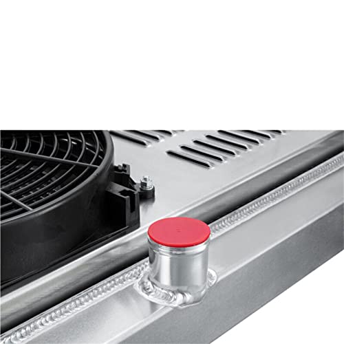 4 Row Aluminum Radiator Shroud Fan Relay Compatible with Dodge Ram 2500 3500 4500 6.7L L6 Diesel 2010-2012 Radiators