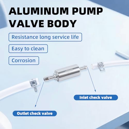 Brake Bleeder Hose - One Way Check Valve Tube Bleeding Tool Kit, Universal Brake Fluid Bleeder Kit for Motorcycle Clutch, Soft Tube with Metal Clips, Break Bleeder Kit (4pcs)