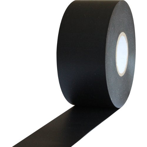 ProTapes Pro 603 Rubber Pipe Wrap Tape with PVC Backing, 10 mil Thick, 100' Length x 2" Width, Black (Pack of 1) - color: Black, size: 2" Width (1 pack)