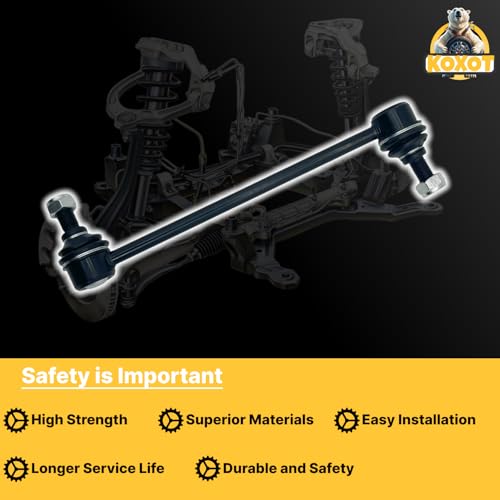 K80510 2Pcs Front Sway Stabilizer Bar Link Compatible With Hyundai 2005-2009 Tucson All Models, Compatible With Kia 2005-2010 Sportage All Models - size: K80510 X2