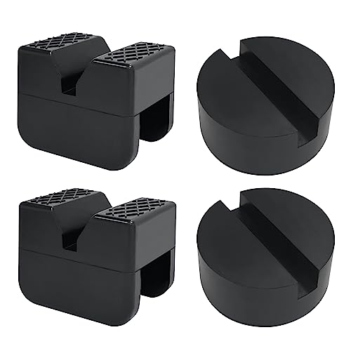 TONDA Jack Stand Pads & Pinch Weld Jack Adapters, 4 Piece Set - color: 4 PIECE SET