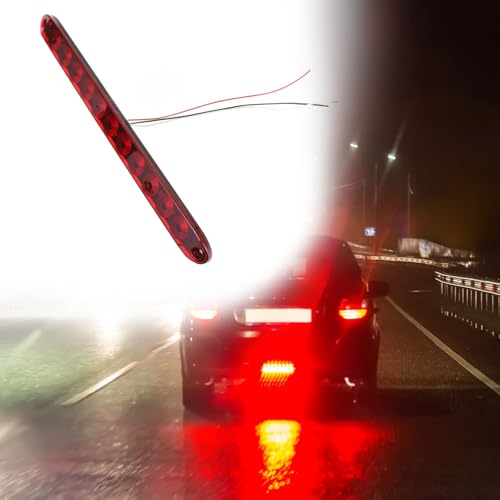 QWORK 2 Pack LED Red Trailer Brake Tail Light - 11 LEDs, for 12V Boats Trucks Trailers