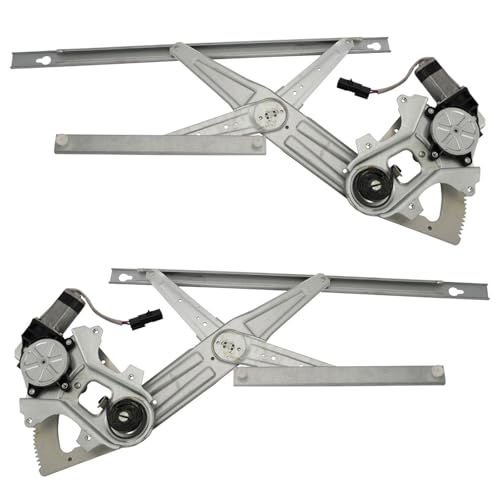 TRQ Front Power Power Window Regulator & Motor Assembly Set - style: WRA50311