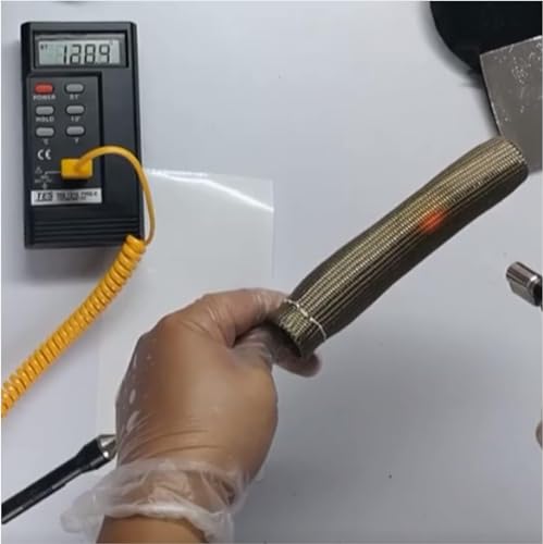 Titanium Spark Plug Wire Heat Shield Spark Plug Wire Heat Shield Sleeve Spark Plug Boot Protector Boots Wrap for SBC BBC 350 454 8PCS Plug Wire Covers - 2500F High Temp - color: Titanium