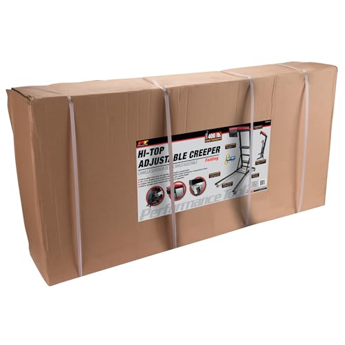Performance Tool W85038 High Top Adjustable Automotive Creeper - style: High Top Adjustable Creeper