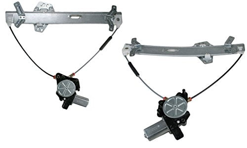 TRQ Driver & Passenger Side Power Power Window Regulator & Motor Assembly - style: WRA50285