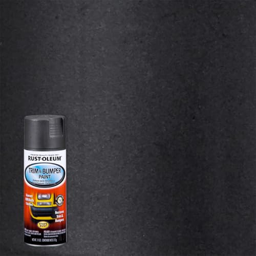 Rust-Oleum 251574 Automotive Trim & Bumper Spray Paint, 11 oz, Black - size: 11 Ounce (Pack of 1)