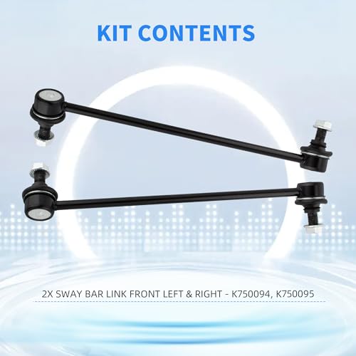 Stabilizer Sway Bar Link Front Compatible with Nissan Altima Maxima Hybrid Murano Rogue Select Pathfinder Infiniti QX60 JX35 Sway Bar End Links, K750094 K750095 - size: K750094 & K750095