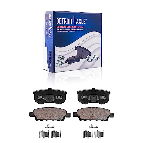 Detroit Axle - Front & Rear Brake Kit for 2007-2017 Jeep Compass Patriot - size: 10BPR47565/kit