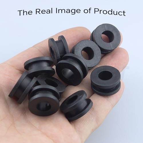 Motorcycle M6 Rubber Grommets 10 pcs, Motorcycle Rubber Replacement Accessories for Fairings Cowling.