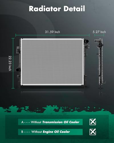 SCITOO 13084 Radiator Replacement Fit for Dodge Journey 2009-2019 - size: 13084