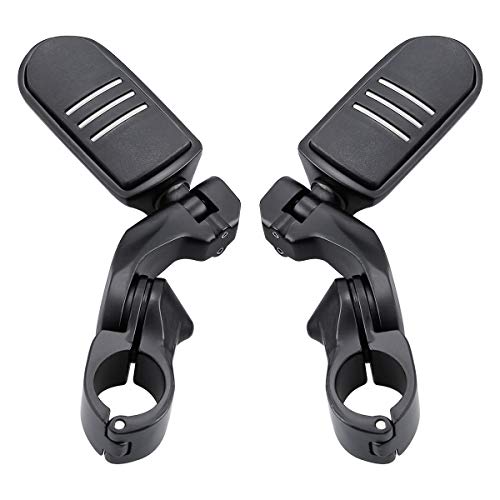 TCT-MOTORPARTS 1 1/4" Black Highway Engine Crash Bar Footpegs Fit For Harley Touring Street Electra Glide Ultra FLHT FLHX FLHR Road King 2009-2024 - color: Black Engine Crash Bar+Footpegs #3