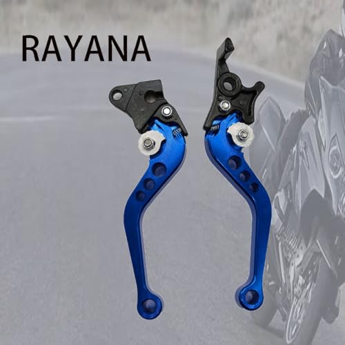 RAYANA 7/8" Handle Bar Clutch Brake Lever CNC Aluminum Alloy Adjustable Compatible for Chinese GY6 50cc 70cc 90cc 125cc 150cc Moped Scooter Motorcycle (Front Discs and Rear Drums, Black) - color: Black, style: Front Discs and Rear Drums