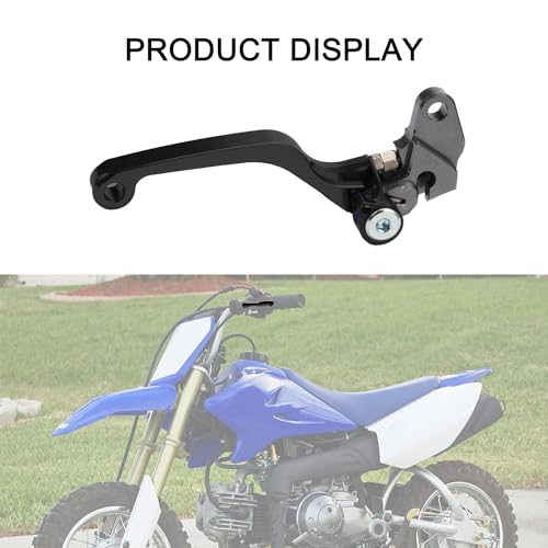 Motorcycle Brake Clutch Lever Pivot Levers Set Adjustable CNC for TTR 125 TTR125 L/LE 00-23 TW200 91-23 XT250 08-23 WR250R 07-20 WR250X 07-17 Dirt Pit Bike Black - color: Black