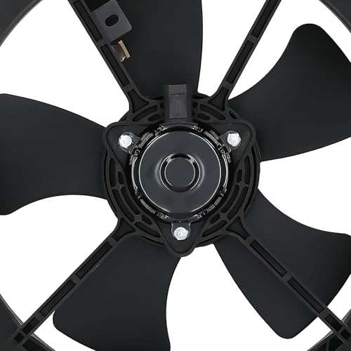 maXpeedingrods Radiator Cooling Fan Assembly for Mazda Miata L4 1.8L 1999-2005, BP4W15025 BP4W15140 - size: BP4W15025