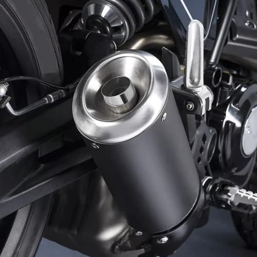 Universal 48mm Exhaust Muffler Silencer, Insert Baffle Silencer Noise Sound Eliminator(Silver - 2 Pack)