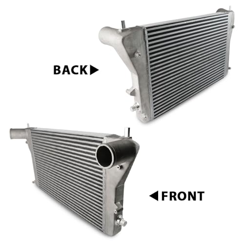 G-PLUS Aluminum Performance Intercooler Kit Compatible with Volkswagen VW GTI GOLF V MK5 2.0T FSI TSI/Fit AUDI A3 2.0T FSI TSI/Fit Jetta Fmic Turbo Front Mount Turbo Intercooler Piping Kit