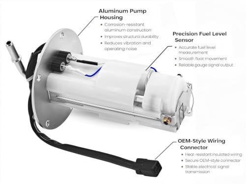 49040-0818 Fuel Pump Assembly Fit for Kawasaki Vulcan 900 Custom and Kawasaki Vulcan 900 Classic,Replace 49040-0022 - size: 49040-0818